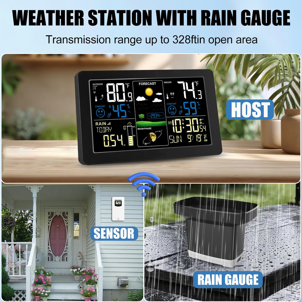 BIUWING outdoor sensor side profile illustrating durable weatherproof design