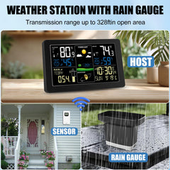 BIUWING outdoor sensor side profile illustrating durable weatherproof design