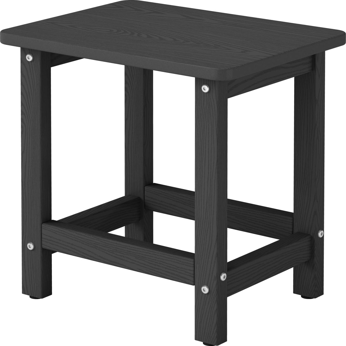 BIVODA front view patio side table showing compact durable design