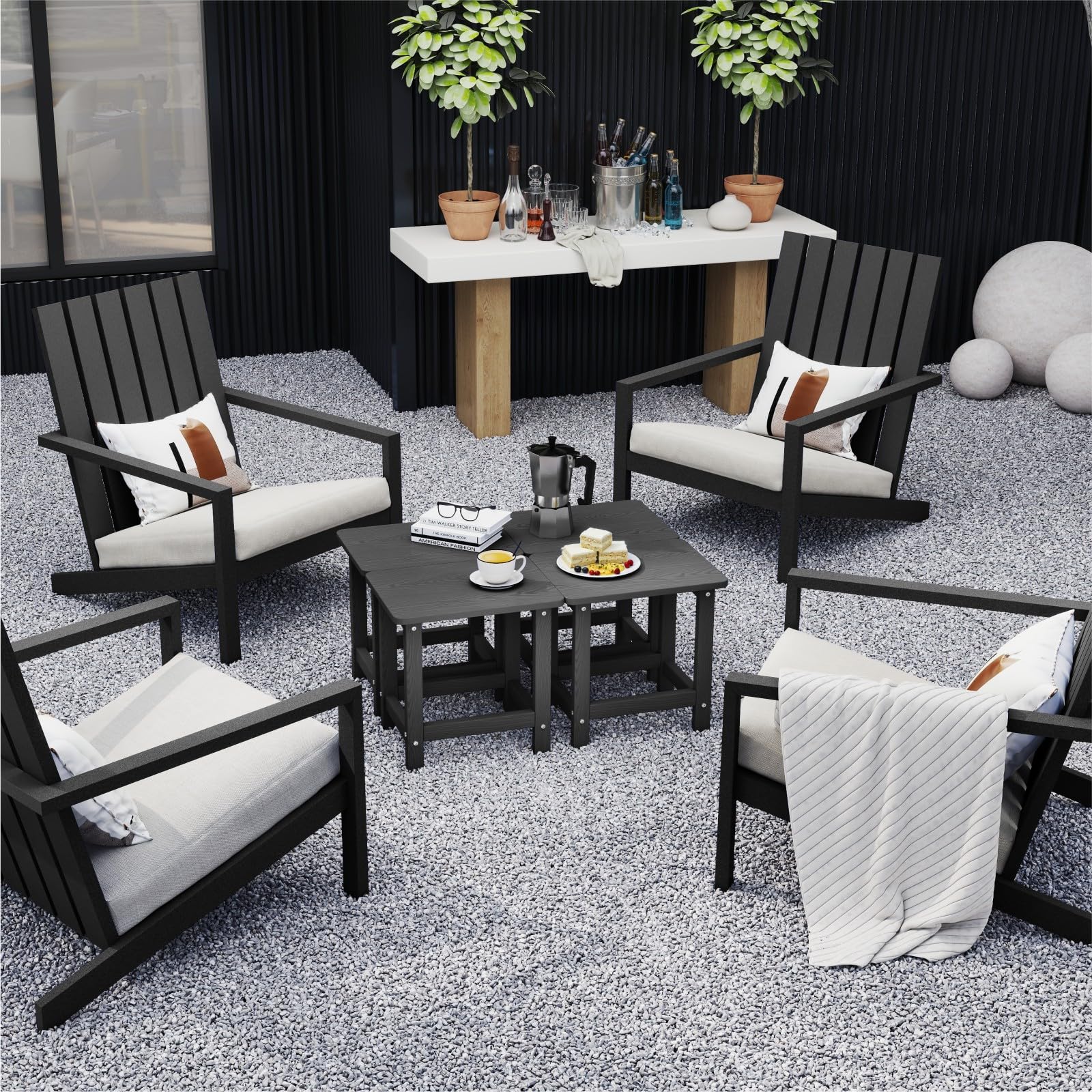 BIVODA serving drinks and snacks showing practical tabletop use
