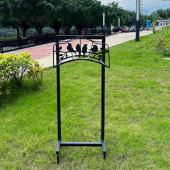 BJHGUO side profile of hose holder loaded with hose demonstrating strong weight capacity