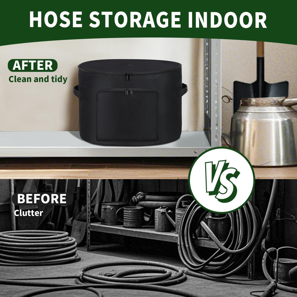 BJJZHH hose holder on patio improving curb appeal and reducing clutter
