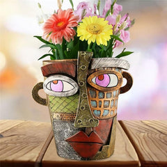 BJVF Picasso Pot with succulent demonstrating functional planting and visual pop