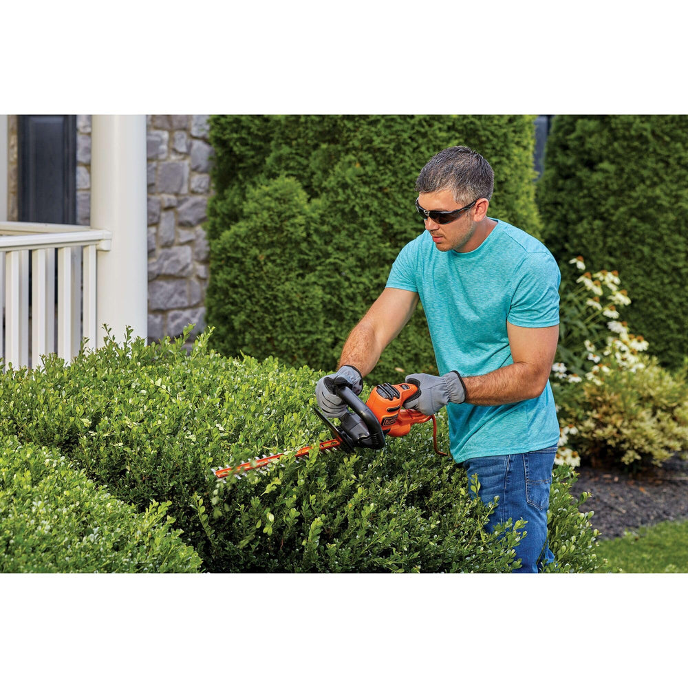 BLACK+DECKER product label and specs highlighting model BEHT100 clarity