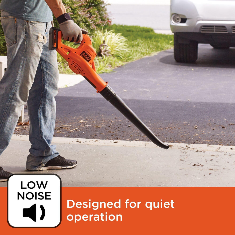 BLACK+DECKER two batteries and charger layout offers extended runtime and ready charging