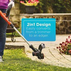 BLACK+DECKER battery and charger close-up showing included power and convenience