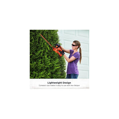 BLACK+DECKER battery and charger included for immediate yard work