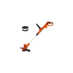 BLACK+DECKER front view of BESTA510 trimmer showing compact design and benefit of easy handling