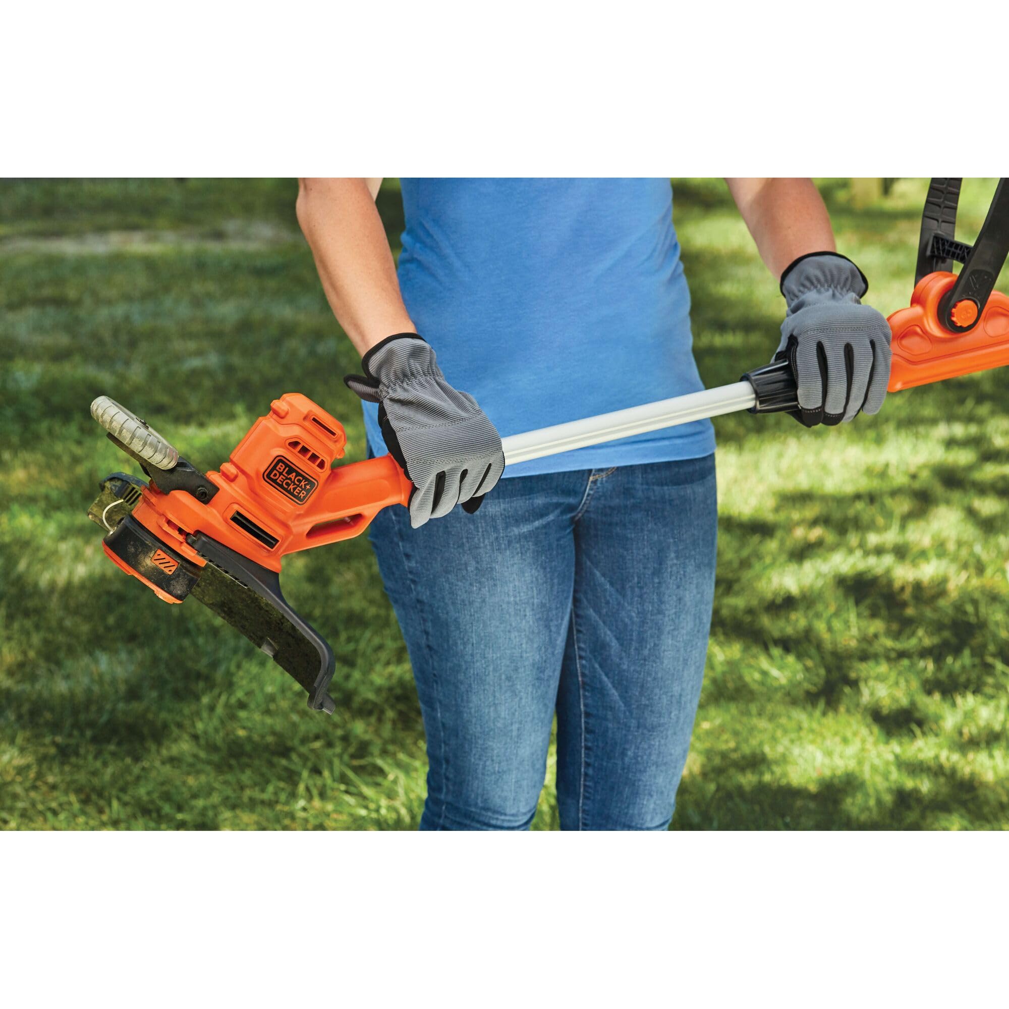 BLACK+DECKER retail packaging and label highlighting model BESTA510 features and specs