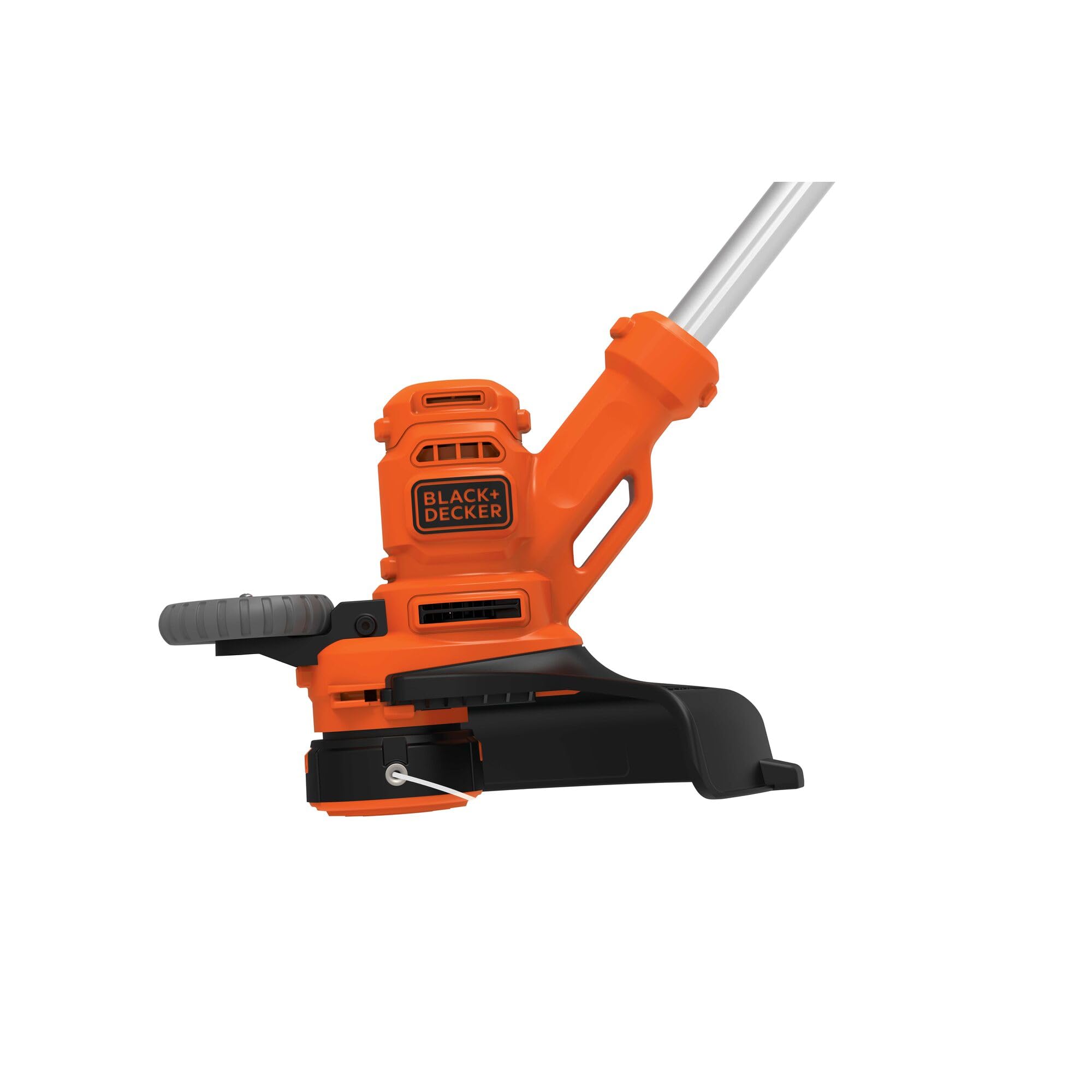 BLACK+DECKER BESTA510 held to show scale and lightweight ease of maneuvering