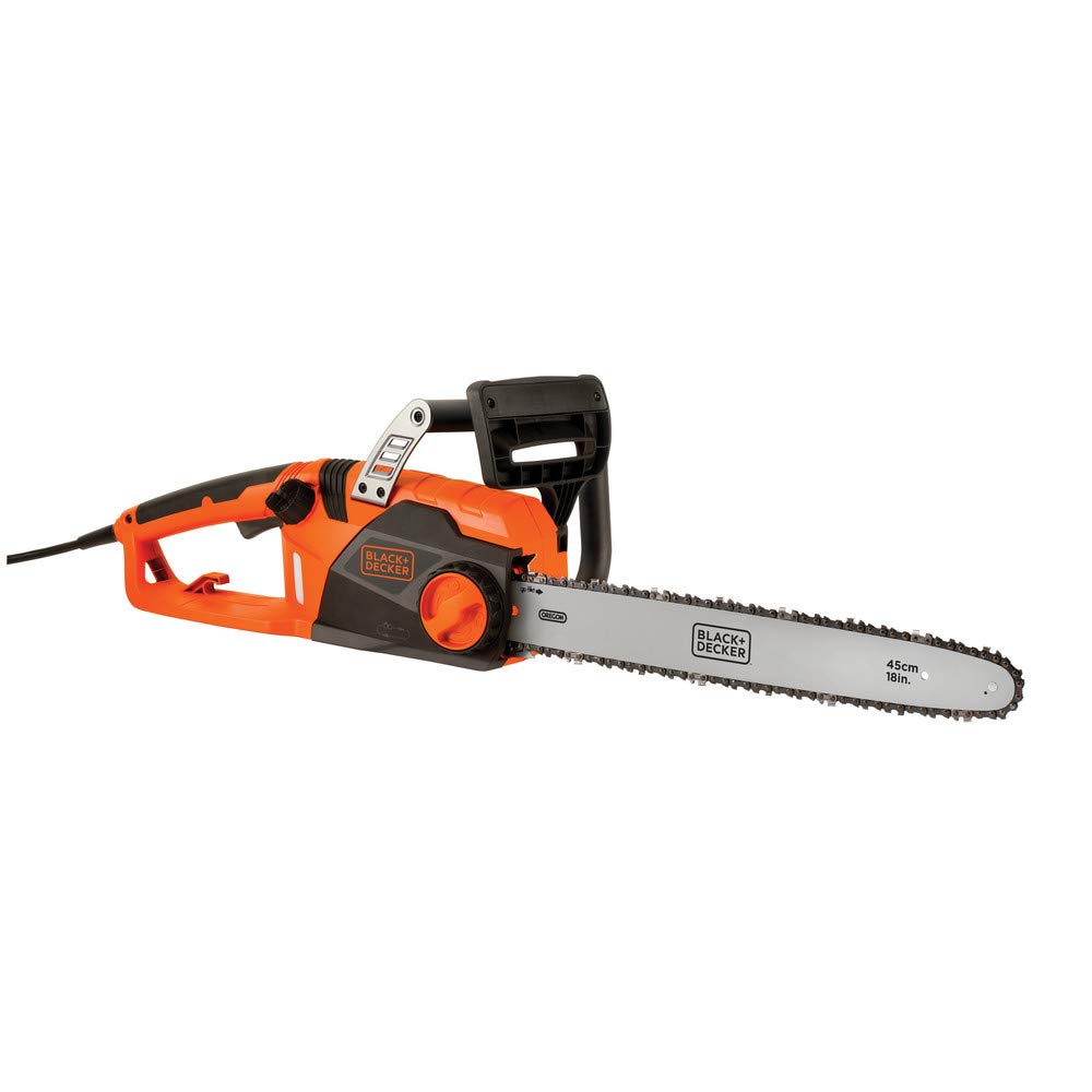 BLACK+DECKER front view of CS1518 showing compact design and ergonomic handle benefit