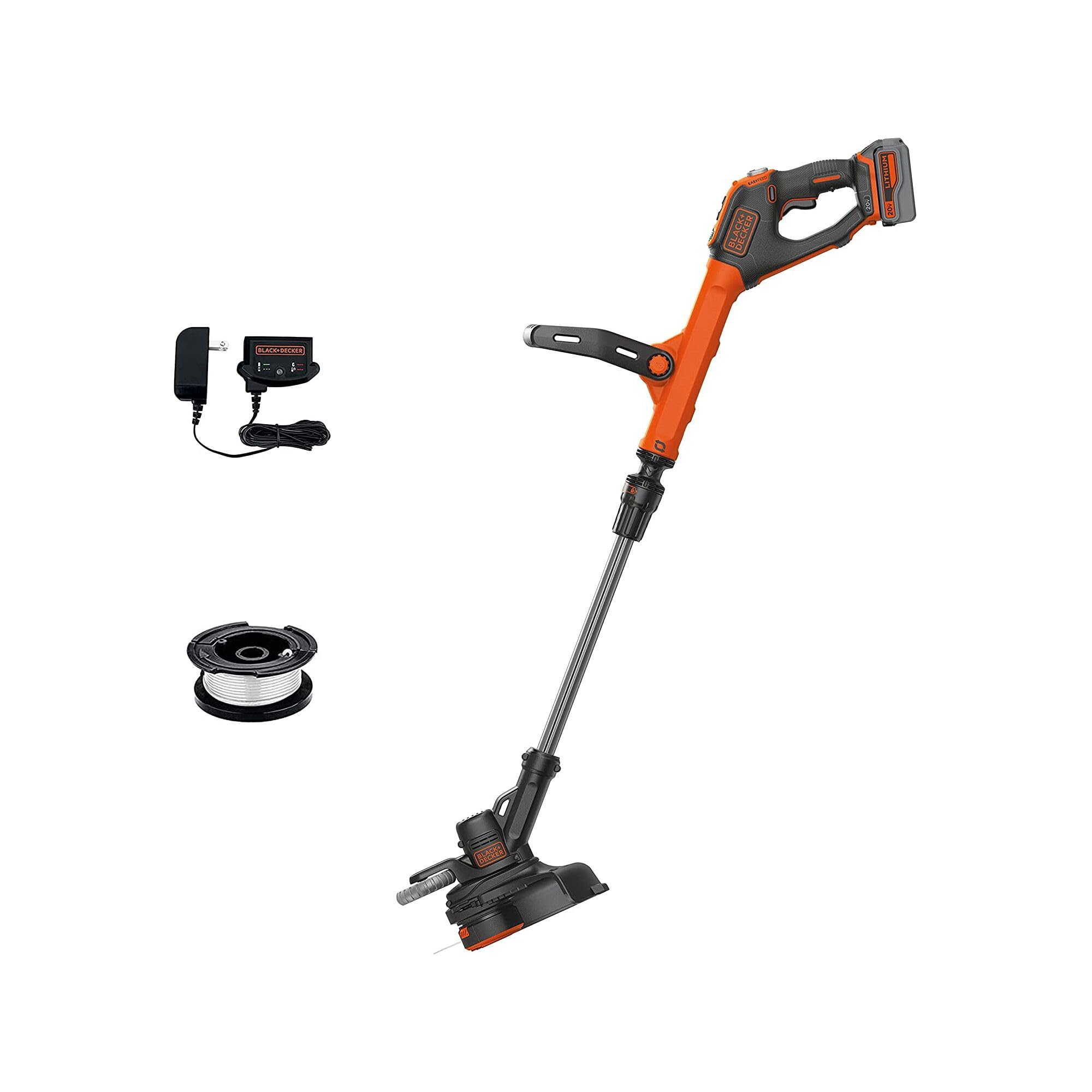 BLACK+DECKER front view of LSTE523 showing included battery and charger benefit clarity