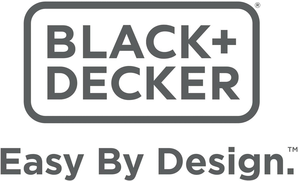 BLACK+DECKER trimmer held by user showing adjustable height for comfort