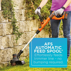 BLACK+DECKER sweeper clearing driveway leaves for quick debris removal benefit