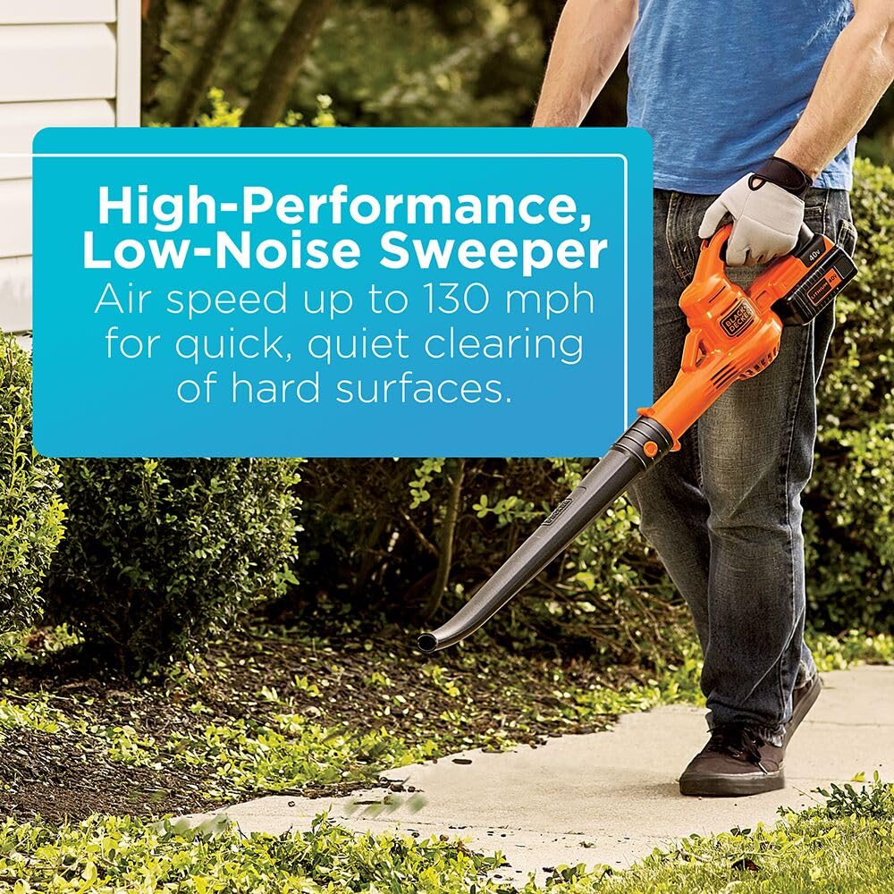 BLACK+DECKER trimmer converting to edger close-up for versatile lawn shaping