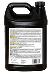 Black Flag product in use fogging a backyard patio showing quick insect reduction benefit