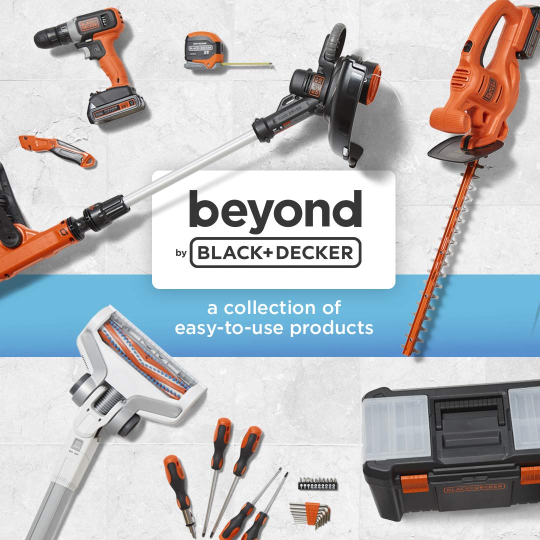 BLACK+DECKER 20V MAX battery and charger together showing convenient power swapping benefit