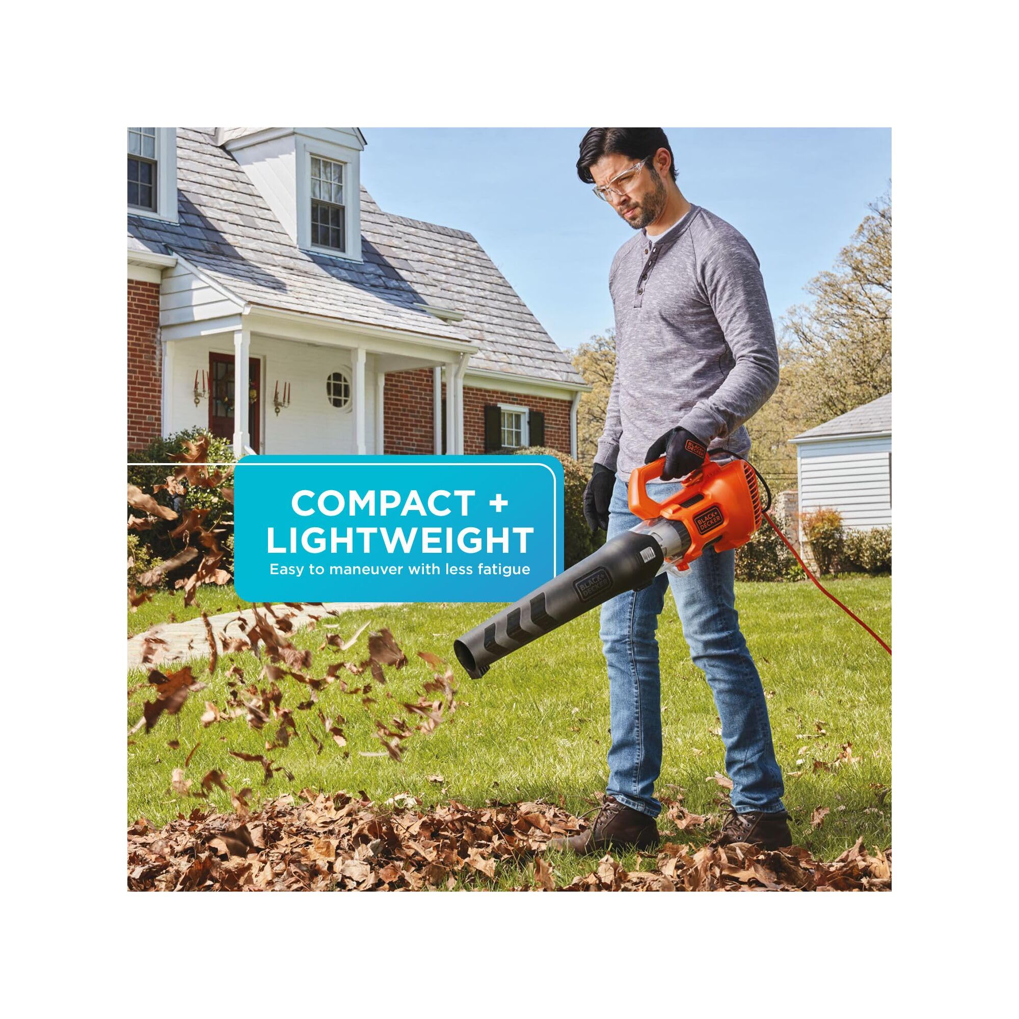 BLACK+DECKER BEBL750 cord retention clip preventing accidental unplugging benefit