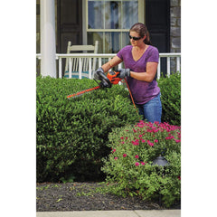 BLACK+DECKER cord retention mechanism detail preventing accidental unplugging