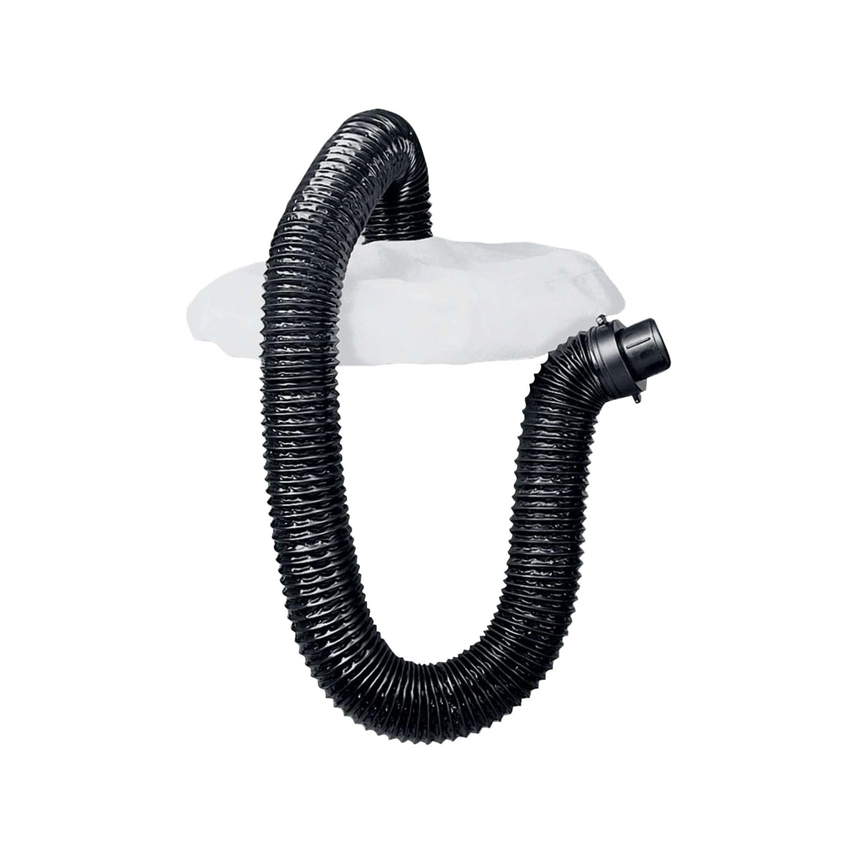 BLACK+DECKER BV-006 front assembly showing connection point and durable tube for easy collection
