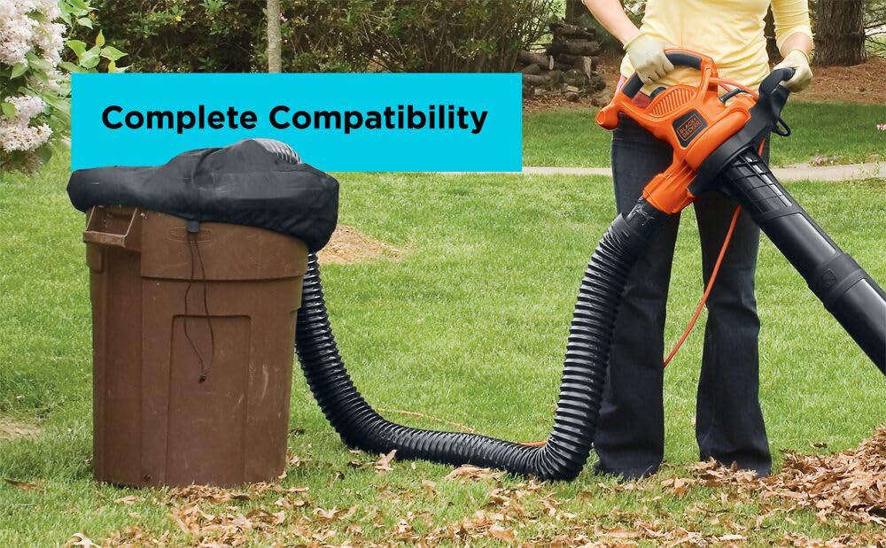 BLACK+DECKER fabric cover packed inside the tube for compact storage and convenient transport