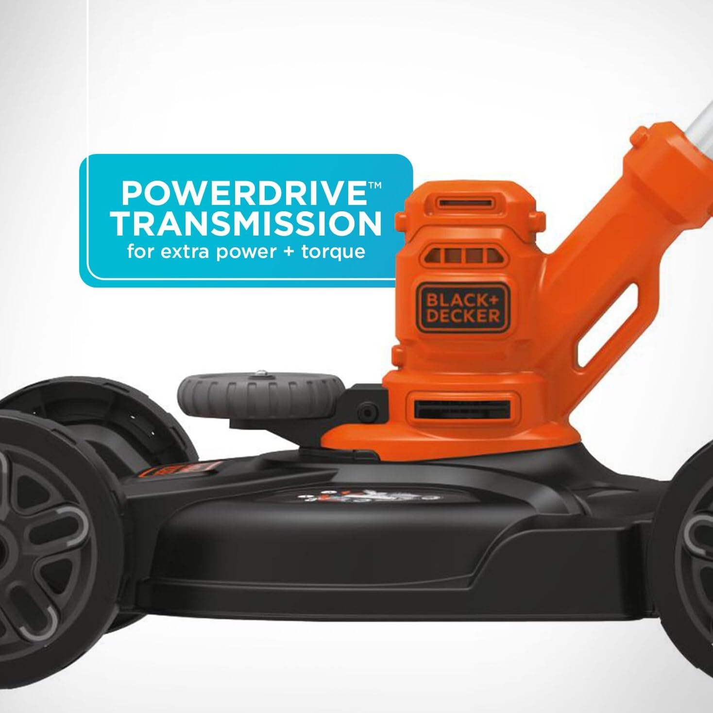BLACK+DECKER cord retention system detail keeping power connected and secure