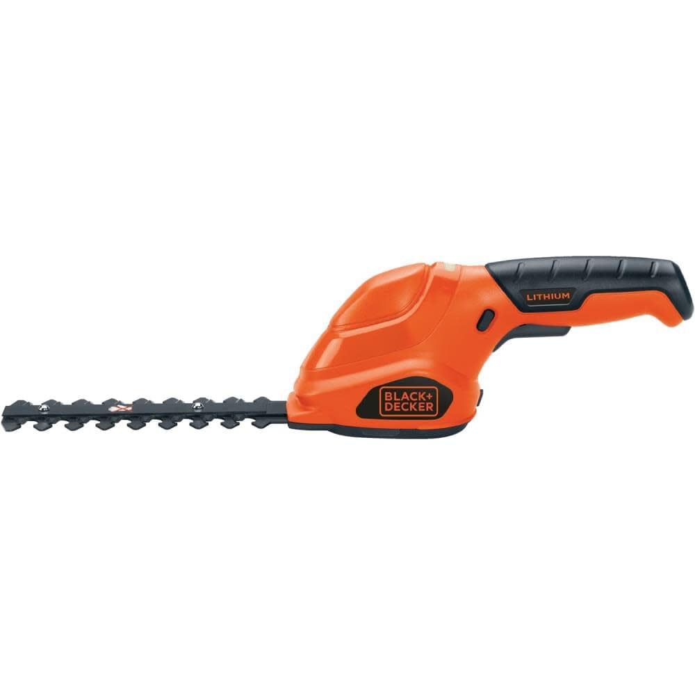 BLACK+DECKER soft-grip handle detail providing comfort and improved control