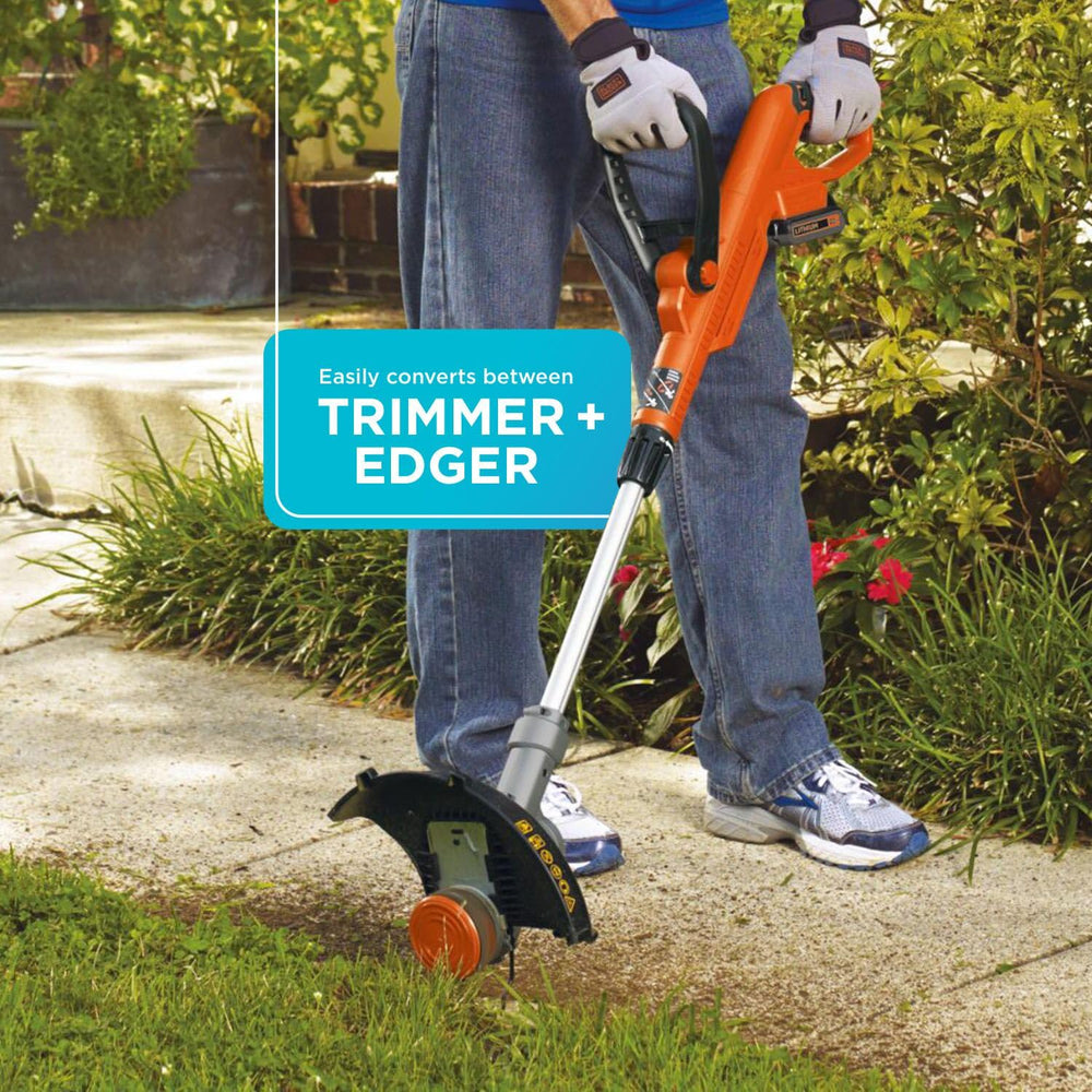 BLACK+DECKER handle and micro-texture grip detail, improved comfort and control