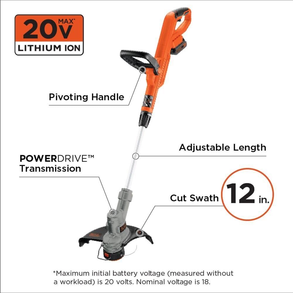 BLACK+DECKER height adjustment mechanism, customized shaft height for users