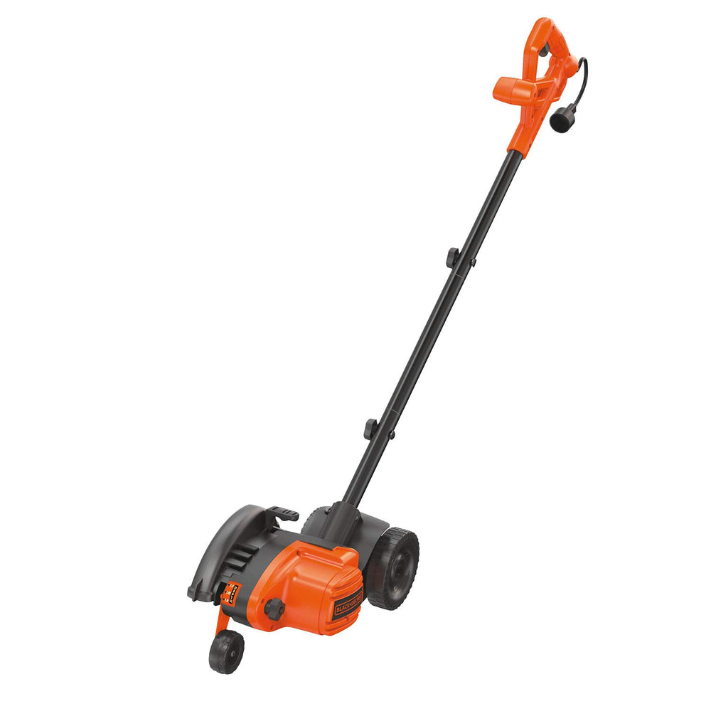 BLACK+DECKER front view of LE760FF showing controls and shaft for easy handling