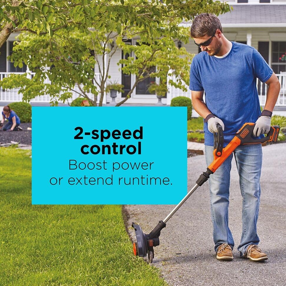 BLACK+DECKER micro-textured handle and soft grip for improved comfort and control
