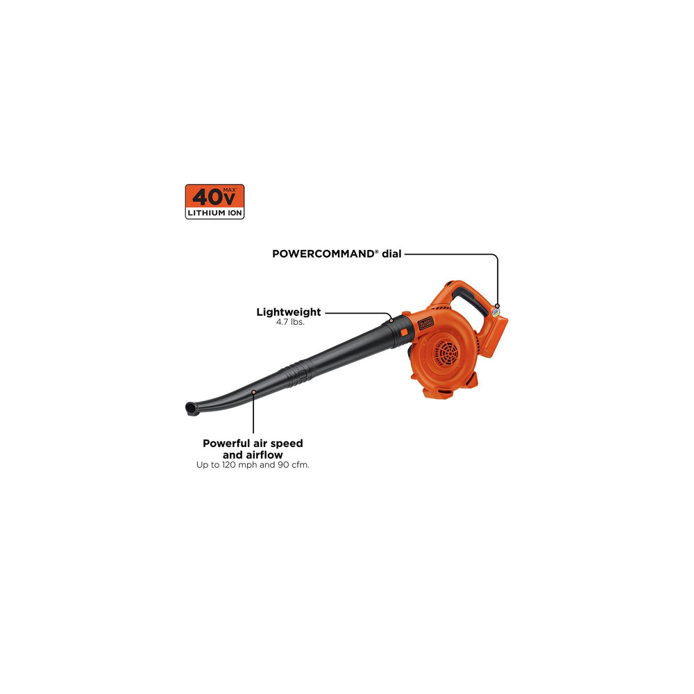 BLACK+DECKER battery and fast charger together offering quick recharge convenience