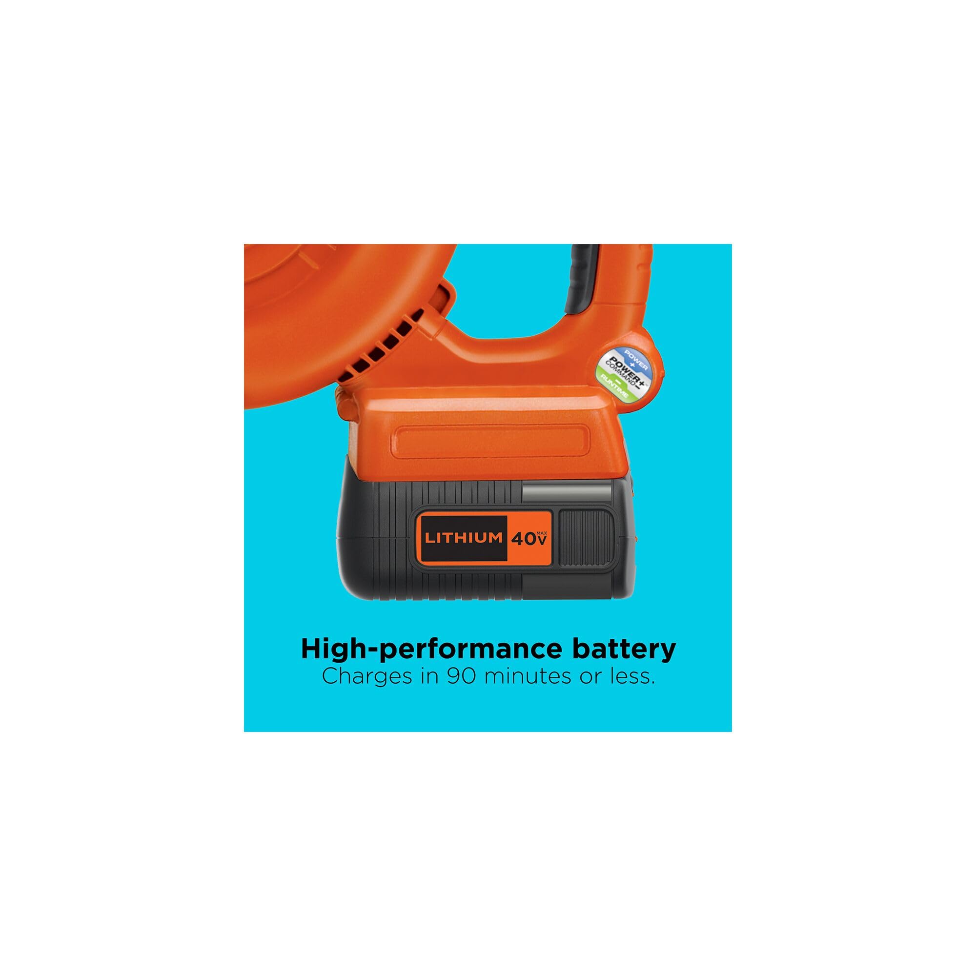BLACK+DECKER held in hand to show scale and lightweight 4.7-pound handling benefit