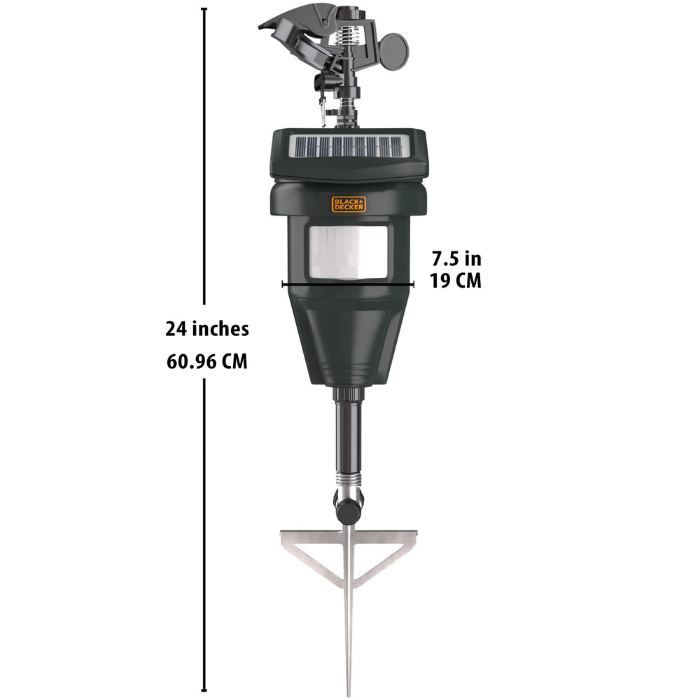 BLACK+DECKER metal stake detail for stable ground placement