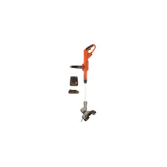 BLACK+DECKER side profile in trimmer mode, powerful cutting for thick grass