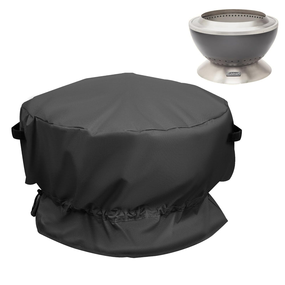 Blackhoso front view on Cuisinart COH-800 protecting pit from weather