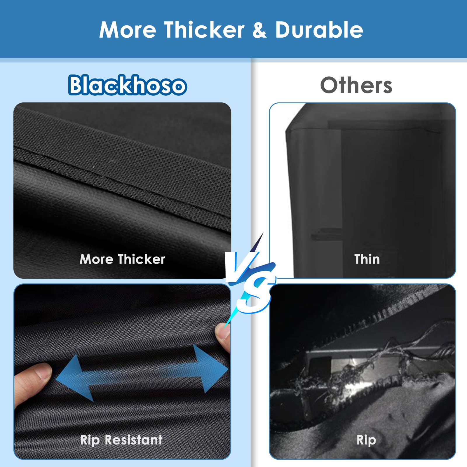 Blackhoso bag next to ruler showing exact size for fit confirmation