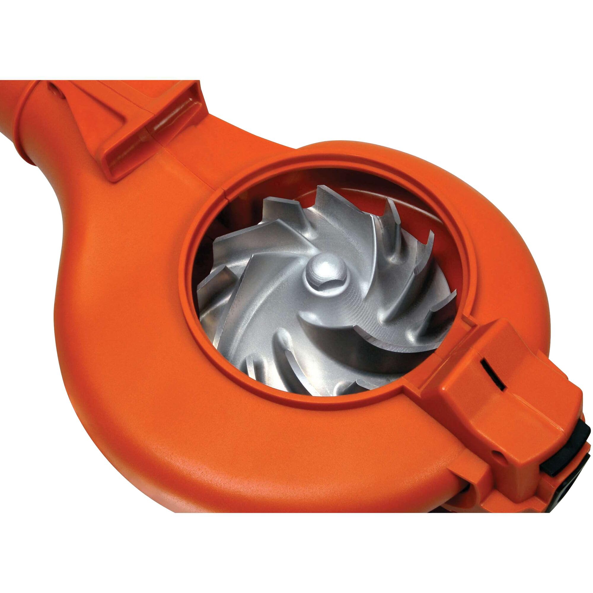 BLACK+DECKER BV6600 built-in cord retainer detail preventing accidental unplugging
