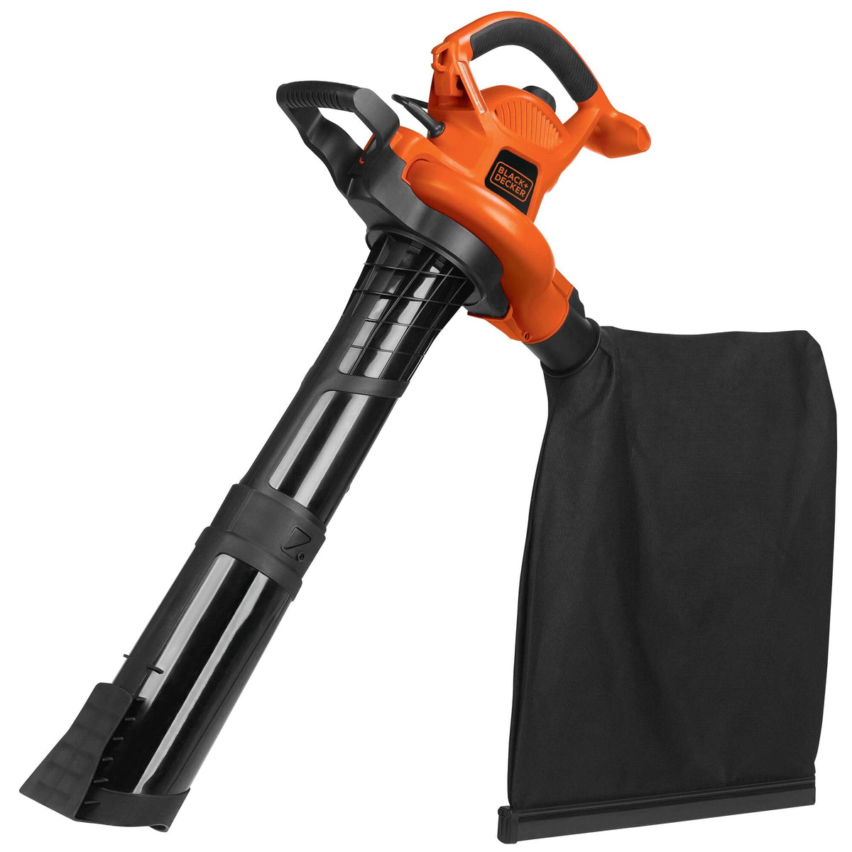 BLACK+DECKER BV6600 front view showing ergonomic grip and controls for comfortable use