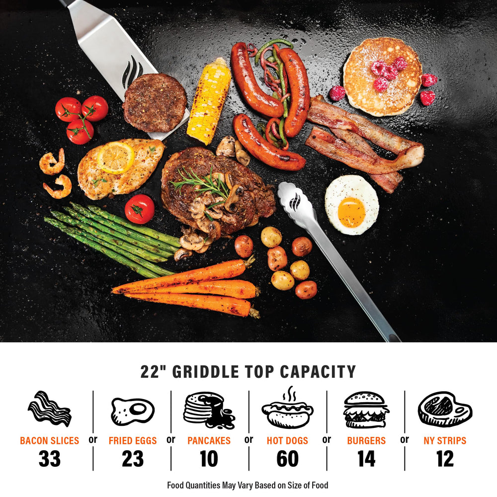 Blackstone 1666 box contents laid out showing included griddle and straightforward setup benefit