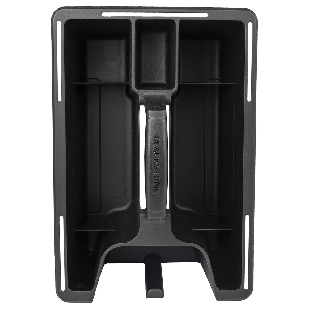 Blackstone compartments top view demonstrating separated tool organization