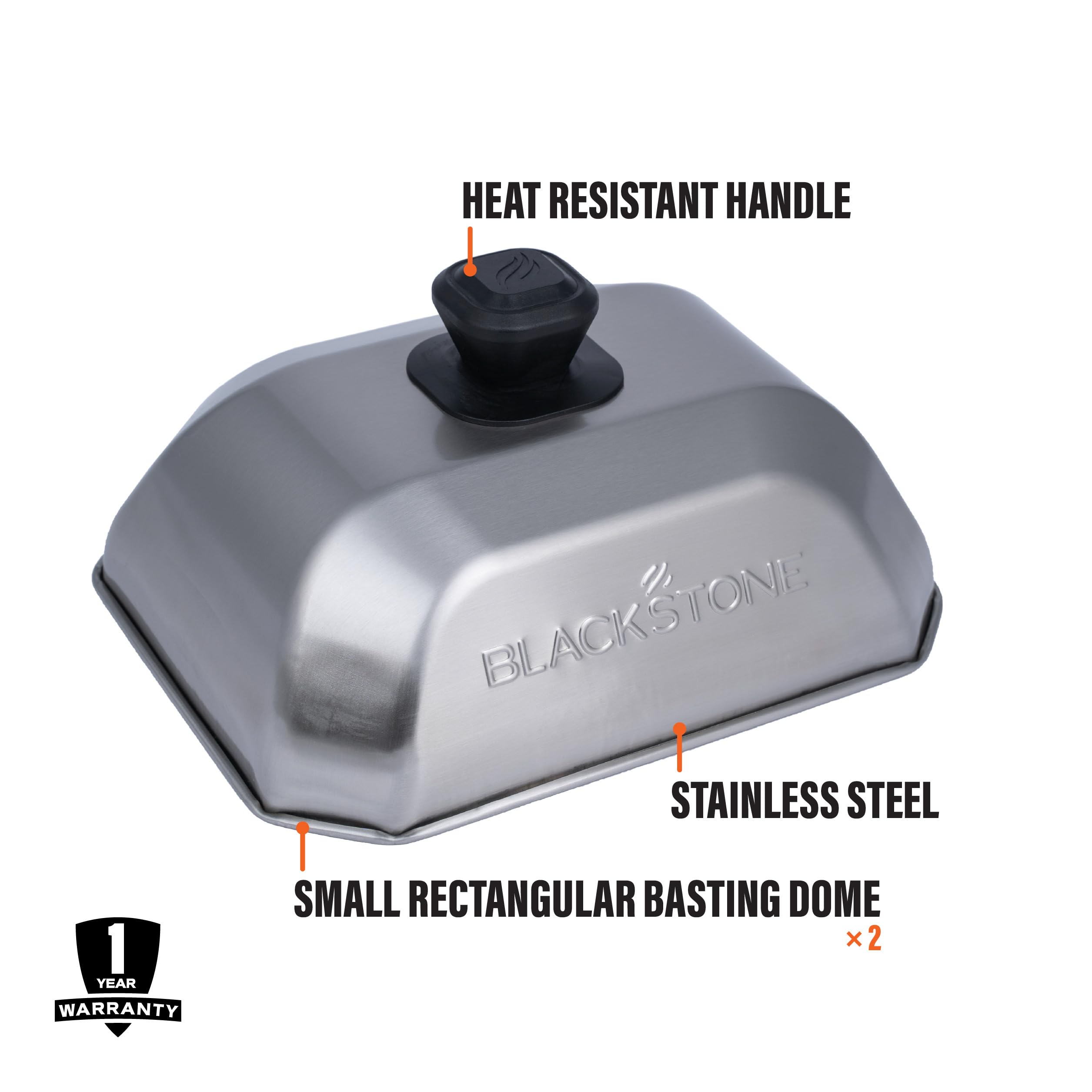 Blackstone in-use on griddle melting cheese evenly to speed cooking