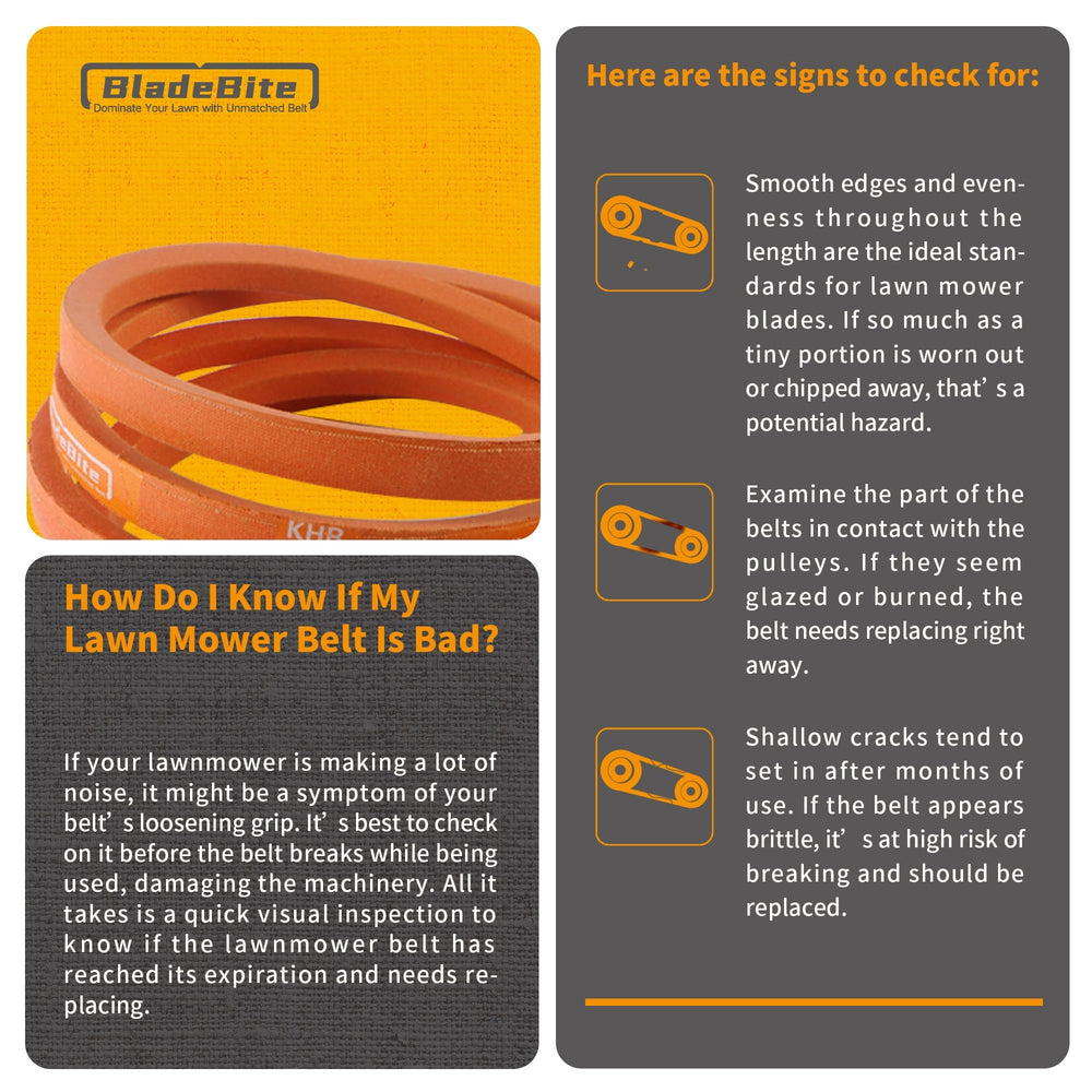 BladeBite packaged belt with label showing compatibility and specs