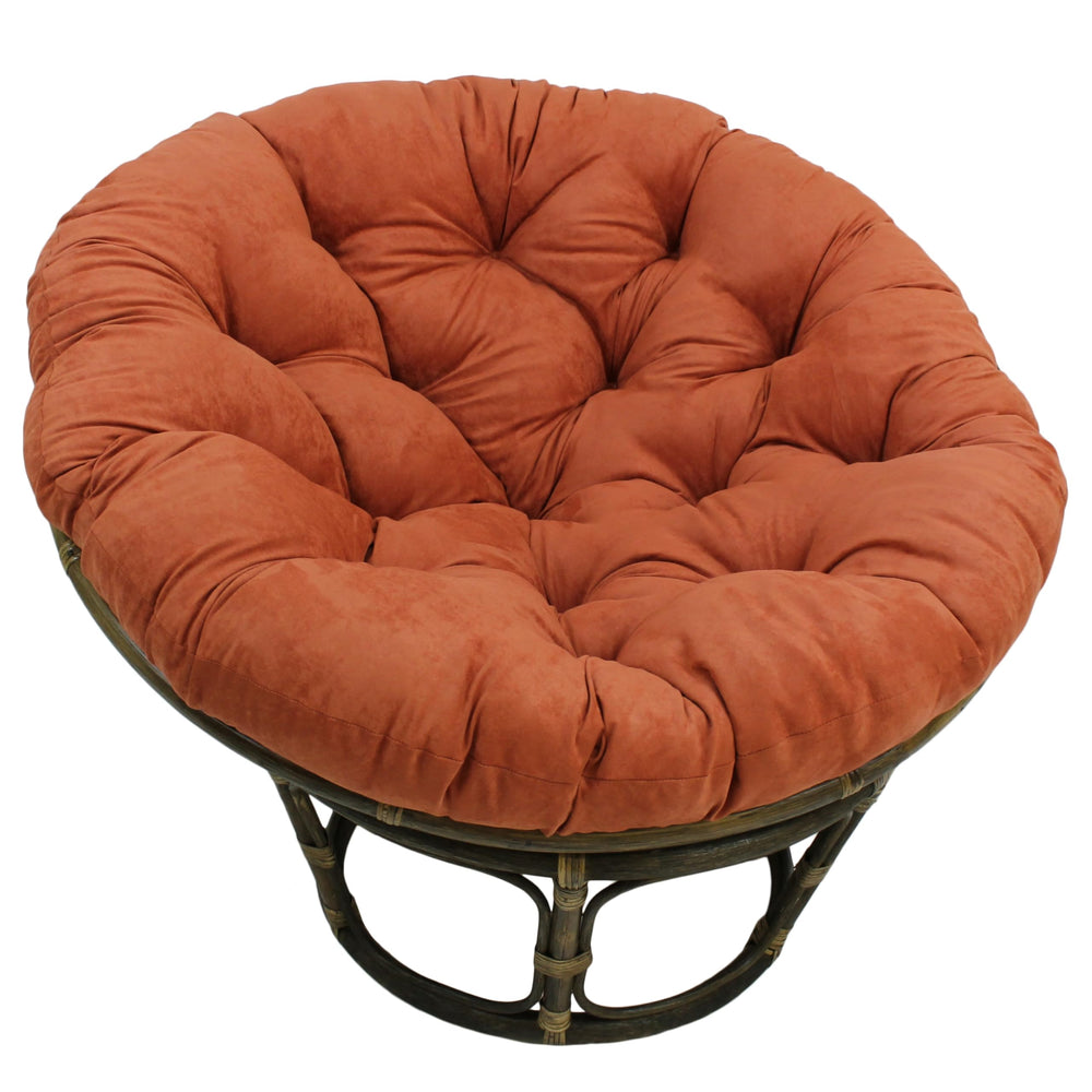 Blazing Needles papasan cushion front view showing color and plush comfort