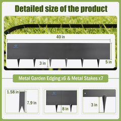 BLENNACY serrated top edge close-up for easier hammering and secure fit