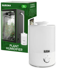 BLEREMA front view showing compact humidifier and clear controls for grow tents advantage