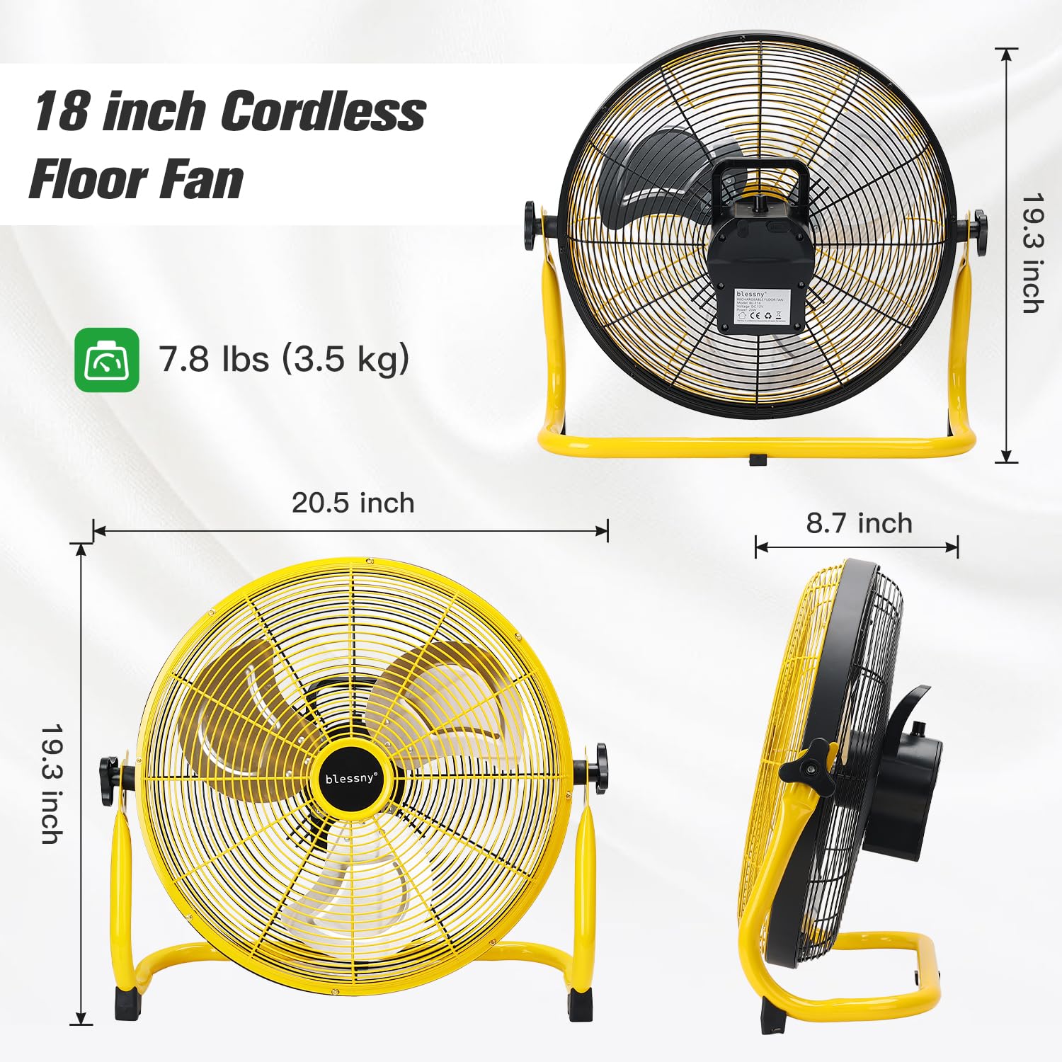 blessny side tilt angle displaying adjustable airflow direction benefit