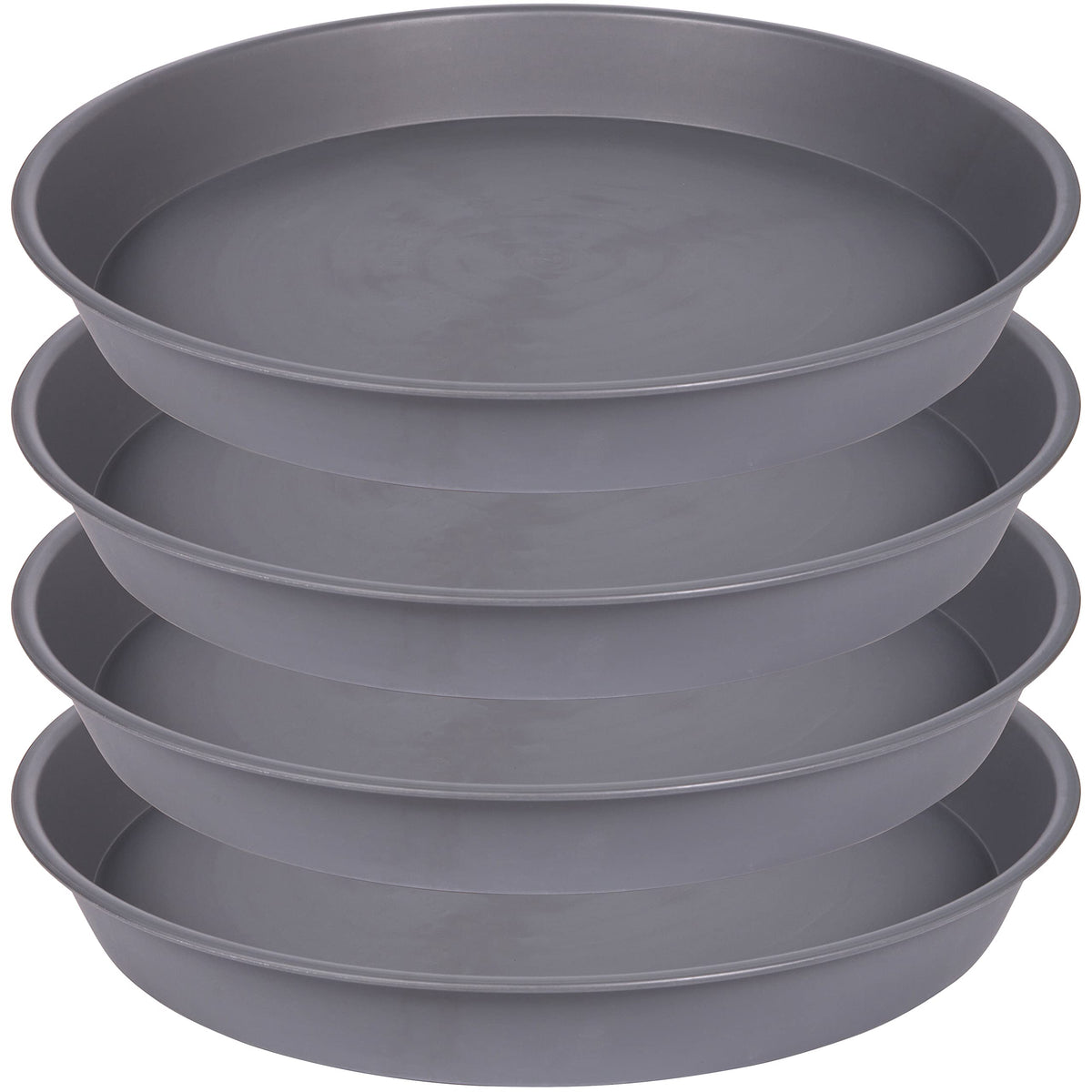 Bleuhome saucer front view showing rim and stability, protects floors