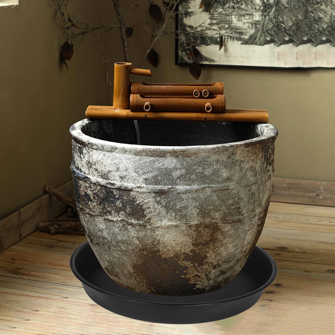 Bleuhome used as bird bath in garden inviting birds and adding charm