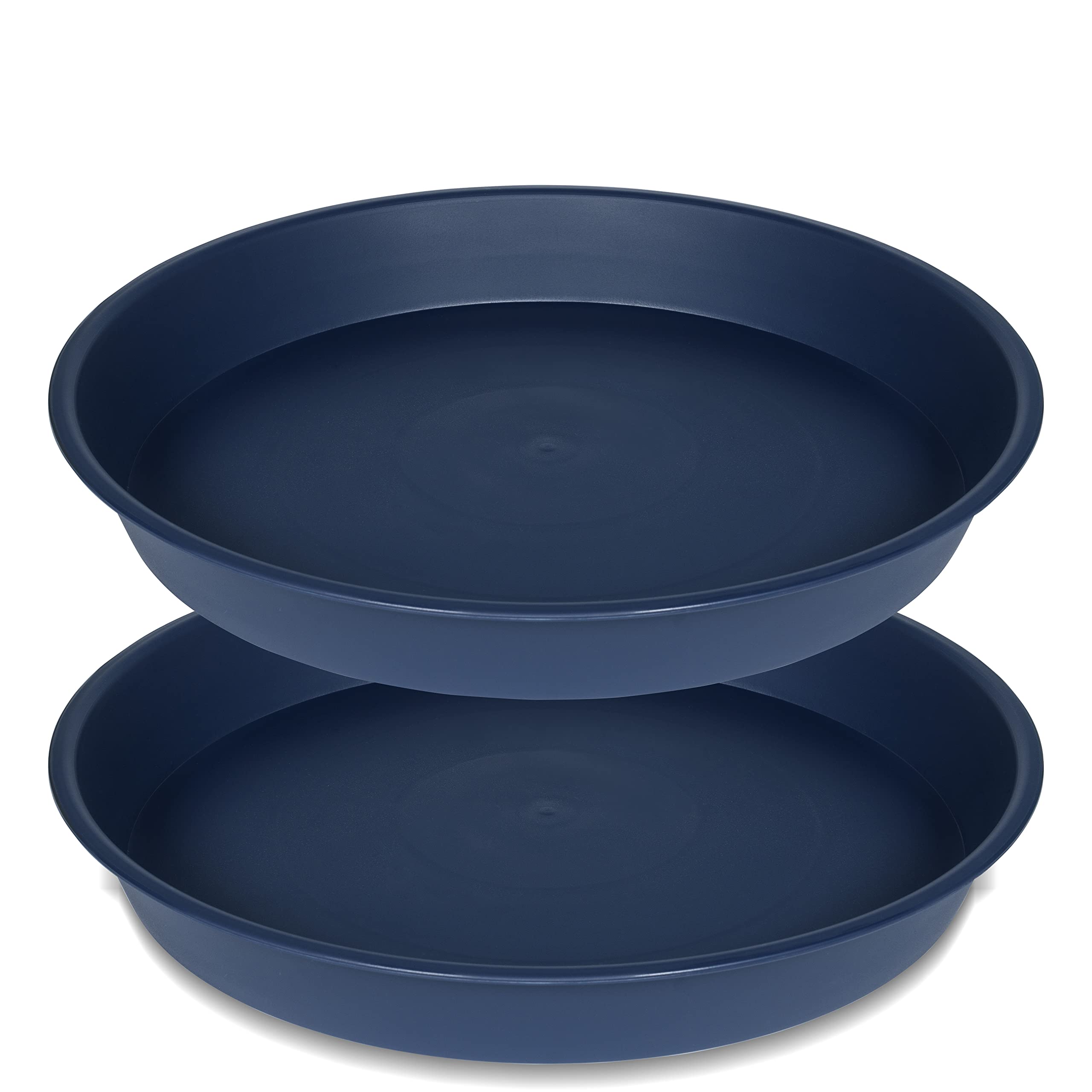 Bleuhome front view of 19 inch saucer showing protective water containment
